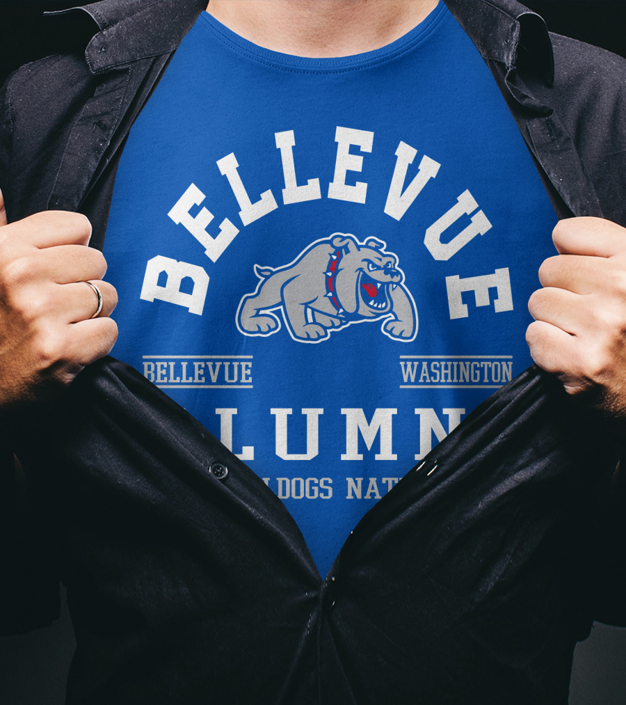 Bellevue Washington Alumni Bulldogs Nation T-Shirt