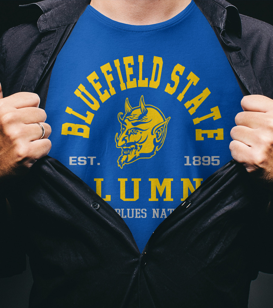 Bluefield State Alumni Est. 1895 Big Blues Nation T-Shirt