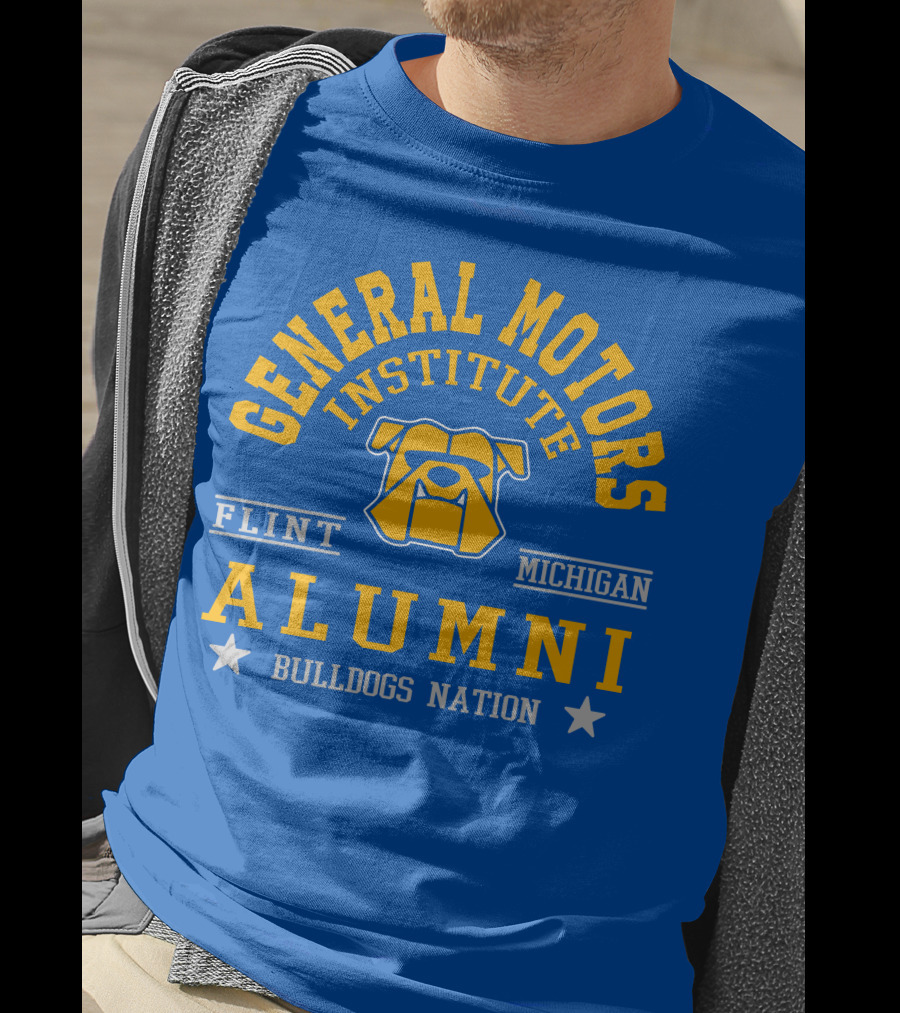General Motors Institute Flint Michigan Alumni Bulldogs Nation T-Shirt