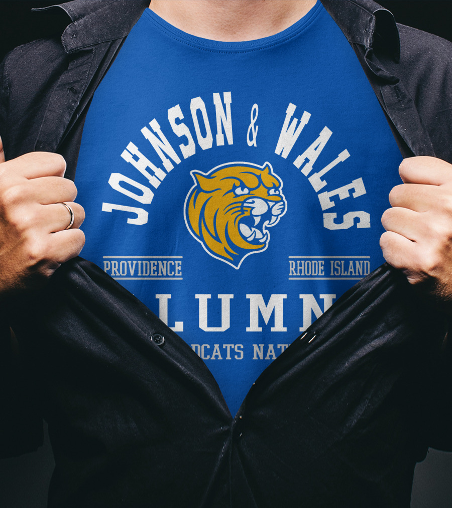 Johnson And Wales Wildcats Alumni Providence Rhode Island Nation T-Shirt