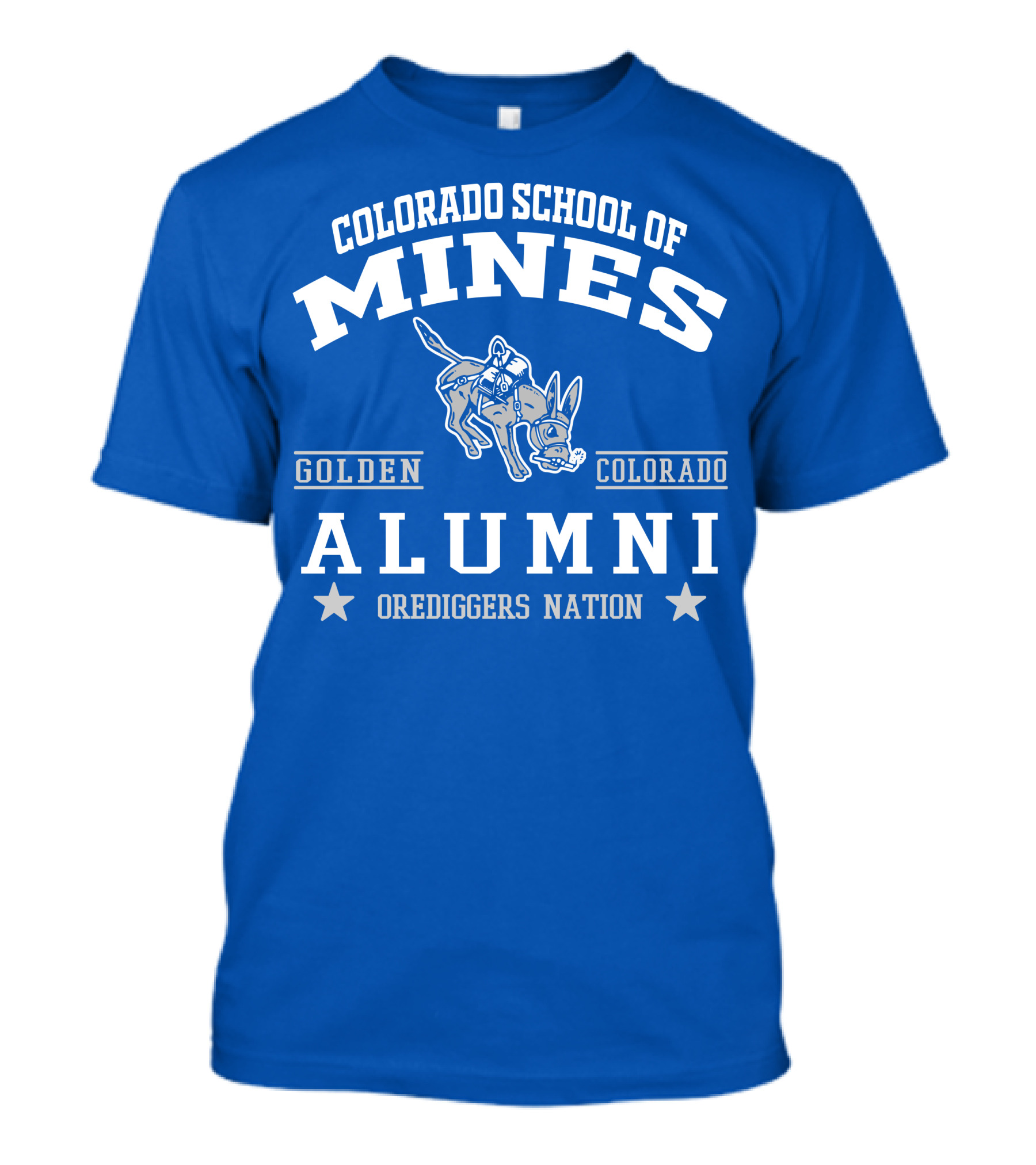 Colorado School Of Mines Alumni Golden Colorado Orediggers Nation T-Shirt
