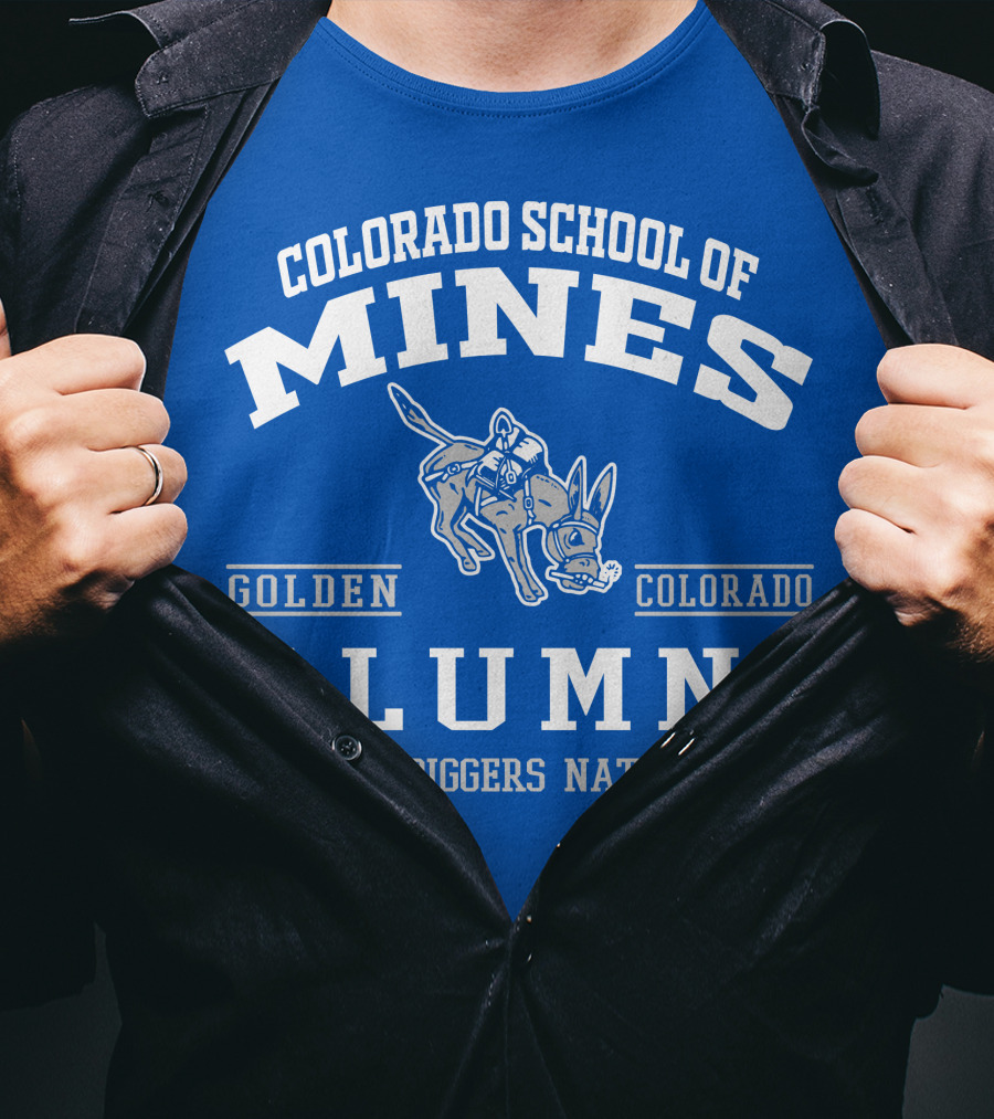Colorado School Of Mines Alumni Golden Colorado Orediggers Nation T-Shirt