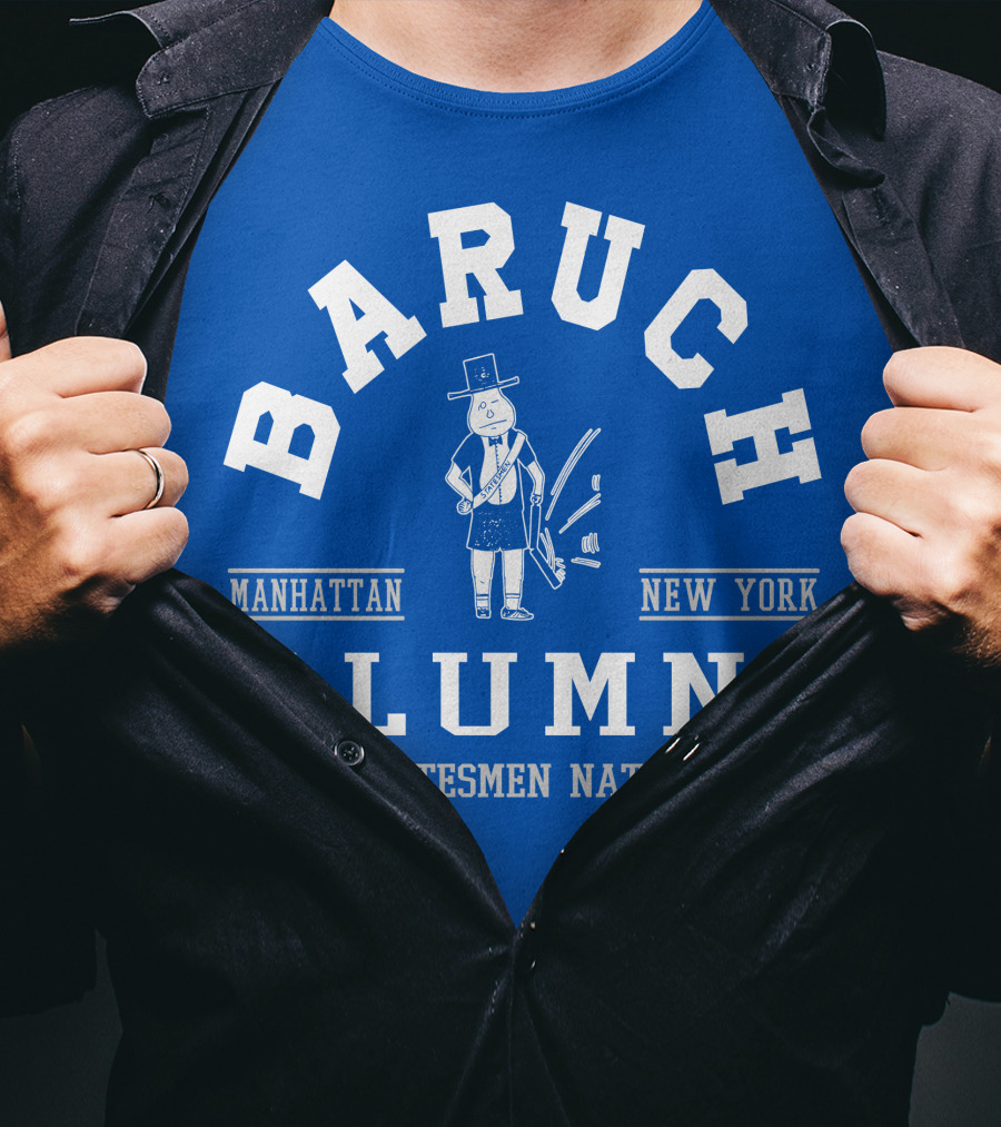 Baruch College Alumni Statesmen Nation Manhattan New York T-Shirt