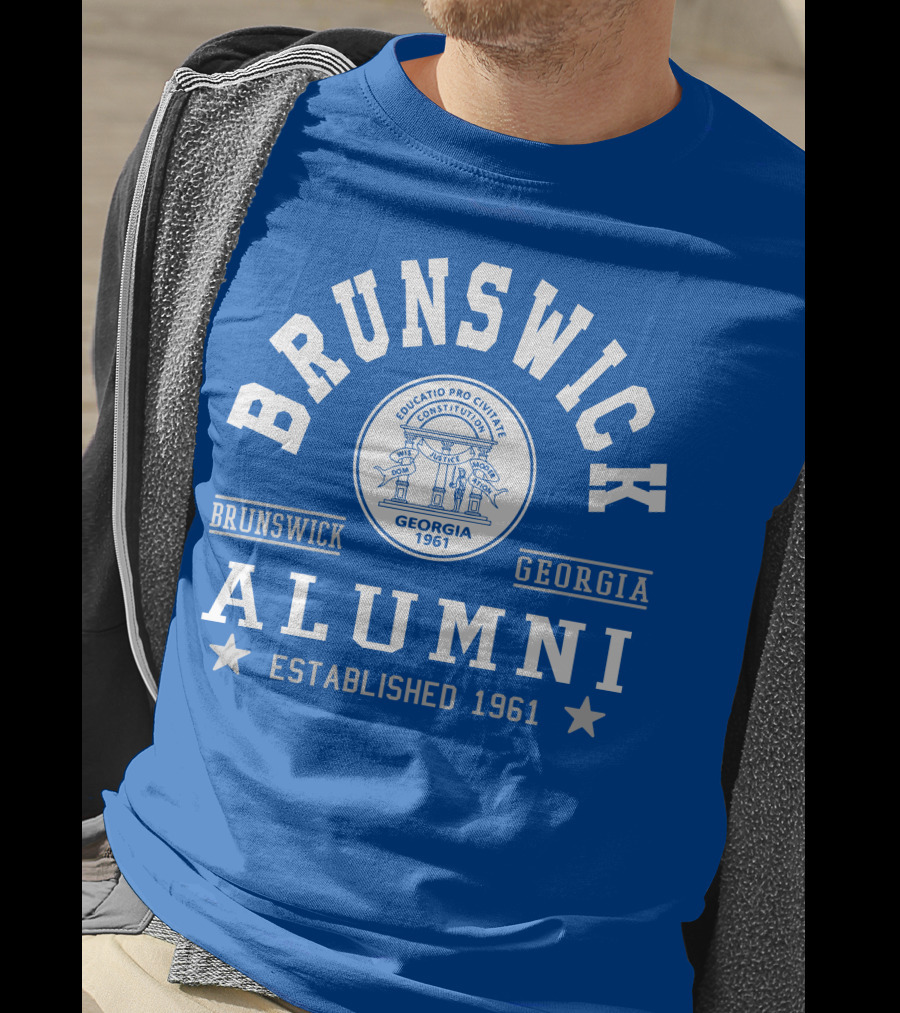 Brunswick Georgia Alumni Established 1961 Collegiate Pride T-Shirt