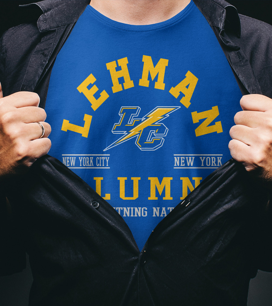 Lehman Alumni New York City Lightning Nation T-Shirt