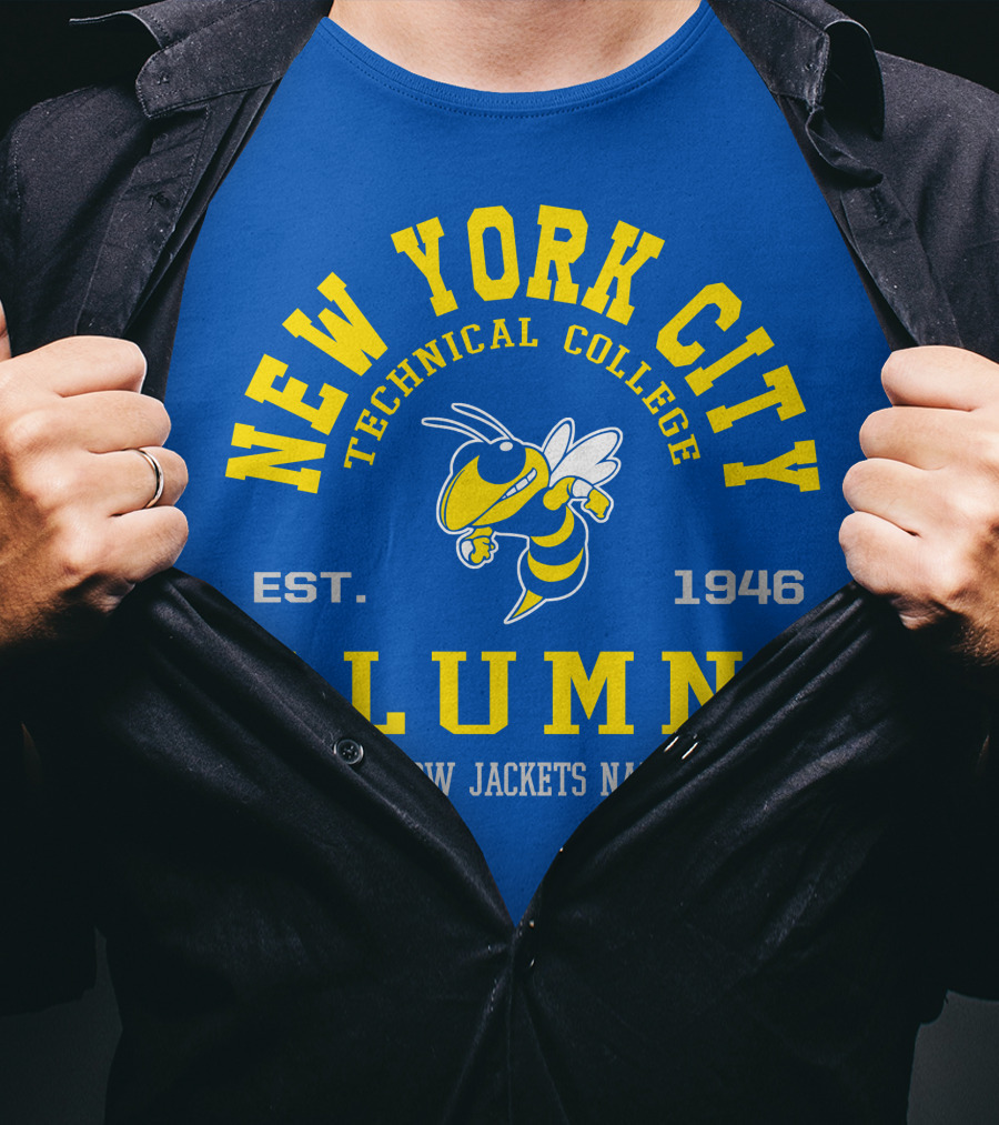 New York City Technical College Alumni Est. 1946 Yellow Jackets Nation T-Shirt