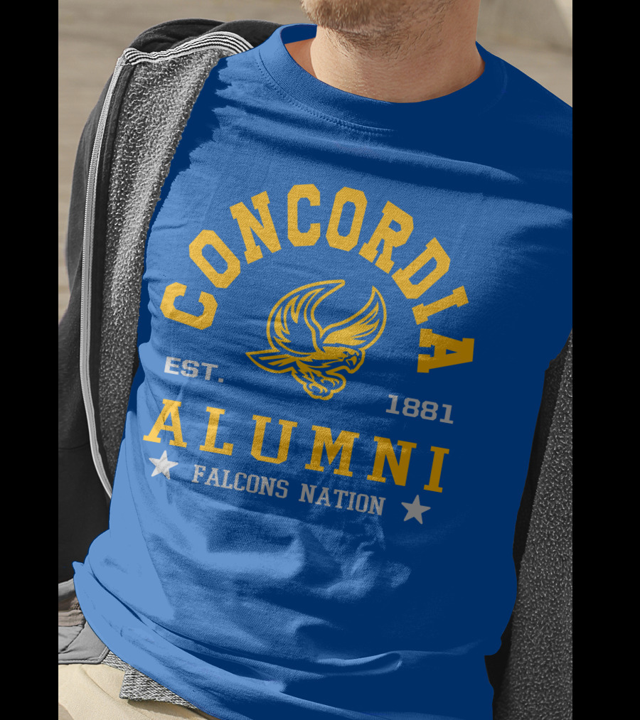 Concordia Alumni Falcons Nation Est. 1881 T-Shirt