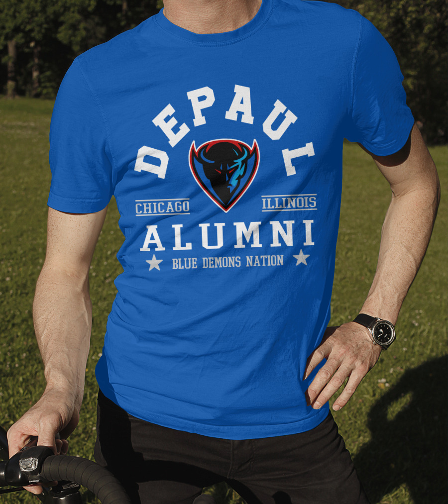 DePaul Alumni Chicago Illinois Blue Demons Nation T-Shirt