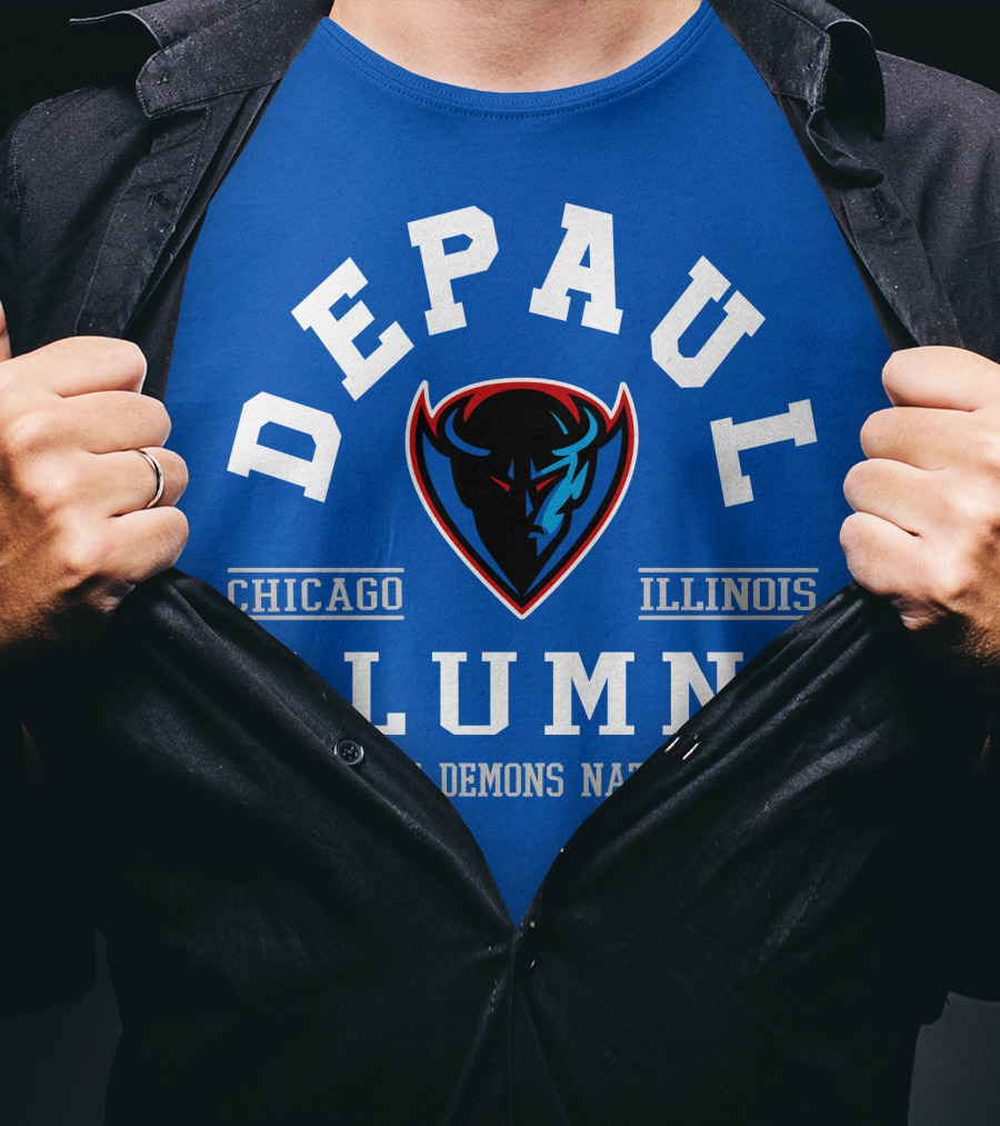 DePaul Alumni Chicago Illinois Blue Demons Nation T-Shirt