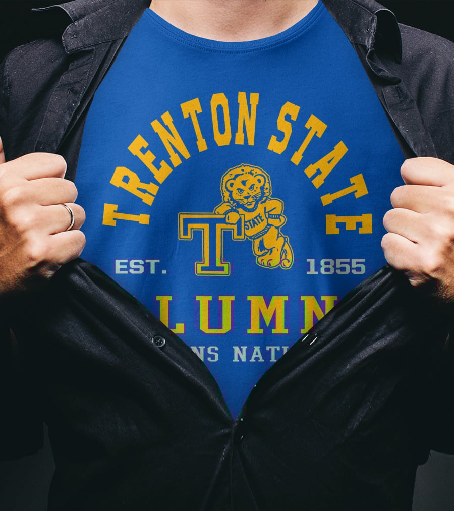 Trenton State College Alumni Lions Nation Est. 1855 T-Shirt