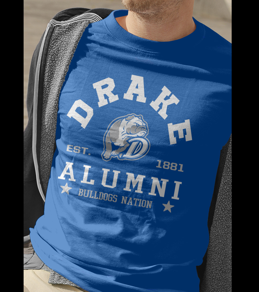 Drake Alumni Bulldogs Nation Est. 1881 T-Shirt