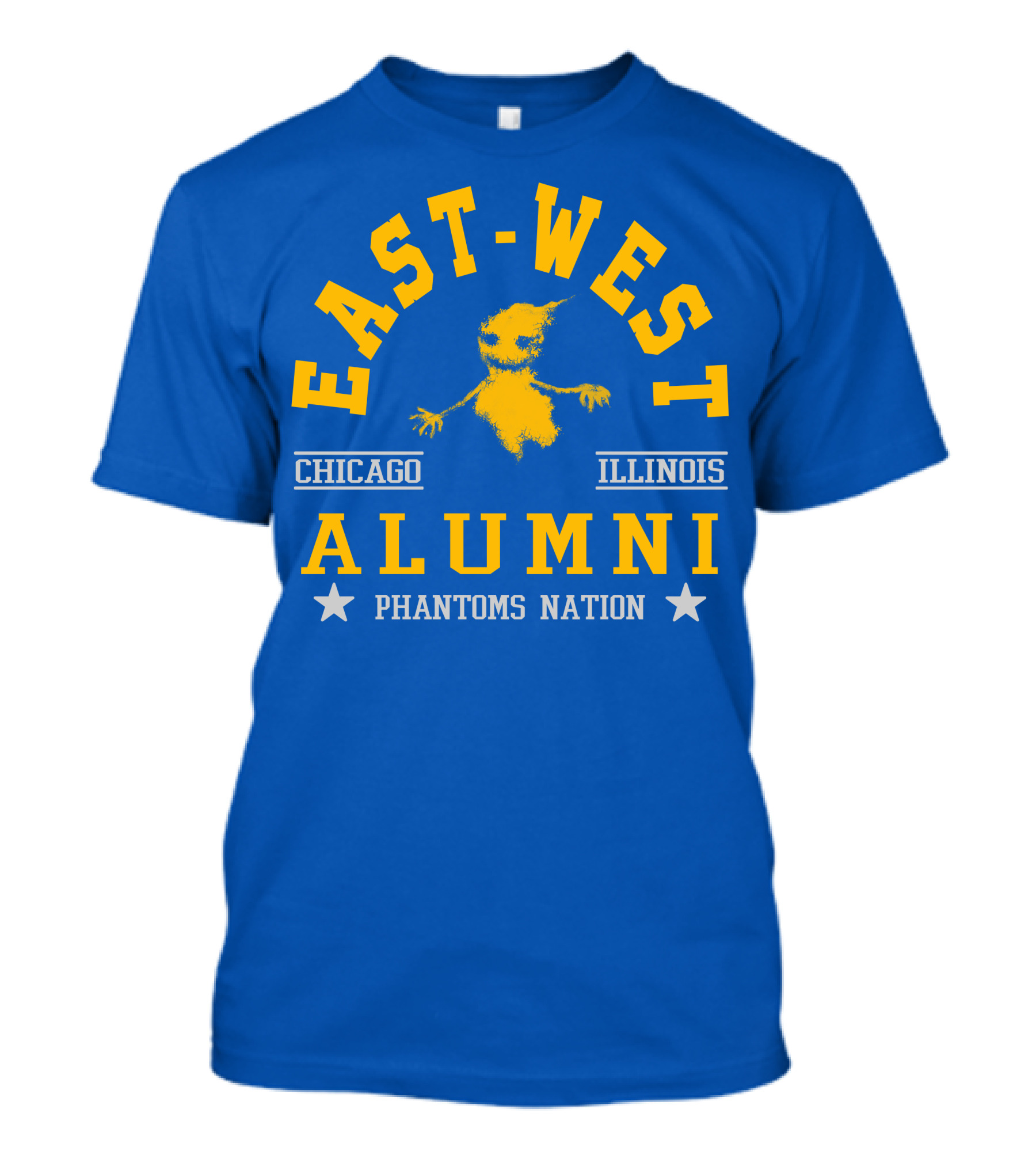 East West Chicago Illinois Alumni Phantoms Nation T-Shirt