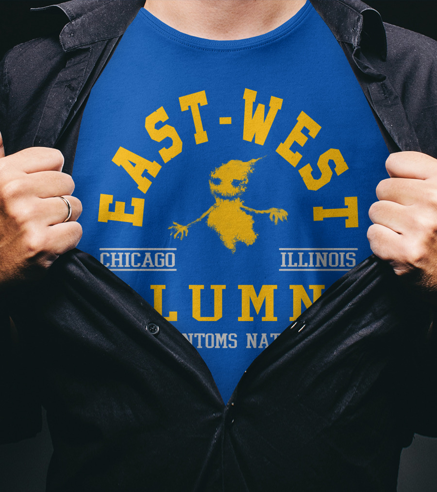 East West Chicago Illinois Alumni Phantoms Nation T-Shirt