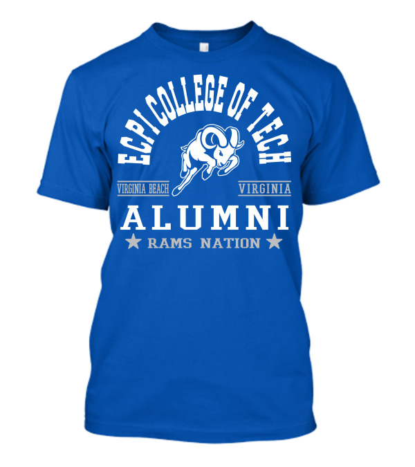 ECPI College Of Tech Alumni Virginia Beach Rams Nation T-Shirt