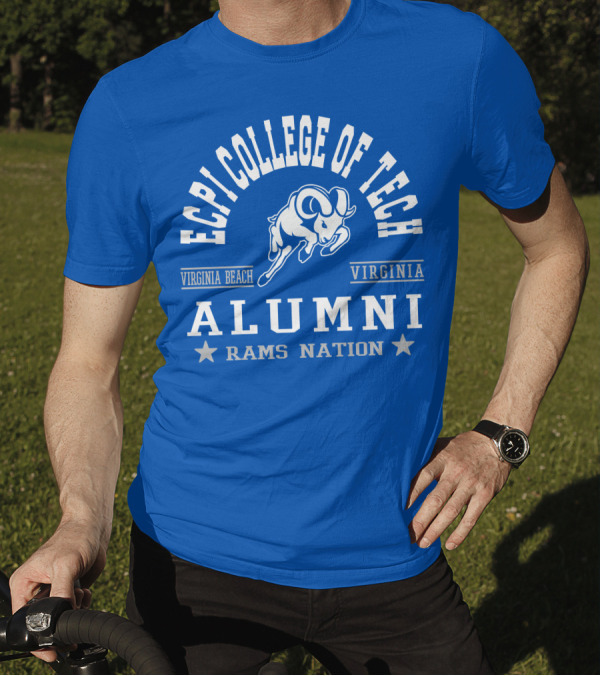 ECPI College Of Tech Alumni Virginia Beach Rams Nation T-Shirt