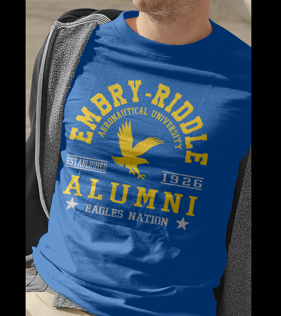 Embry-Riddle Aeronautical University Alumni Eagles Nation Established 1926 T-Shirt