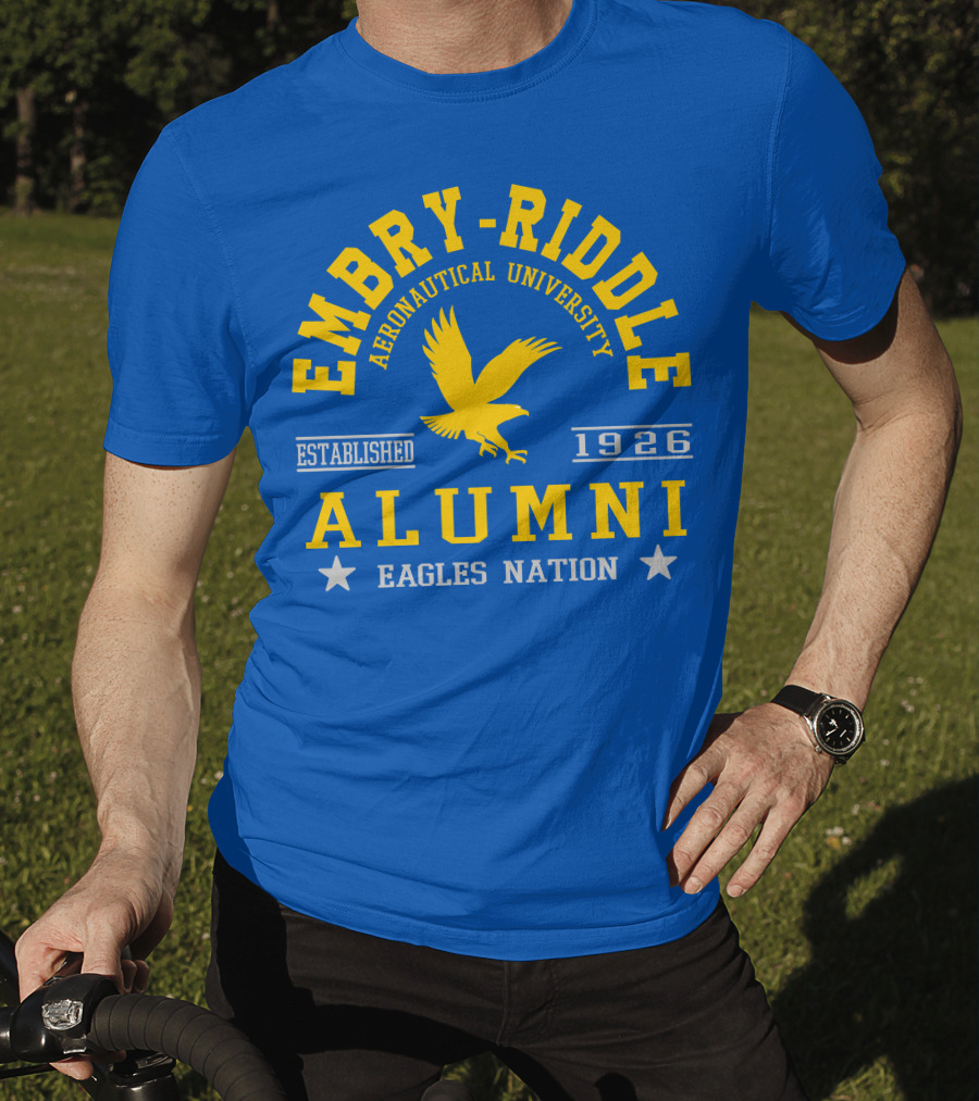 Embry-Riddle Aeronautical University Alumni Eagles Nation Established 1926 T-Shirt