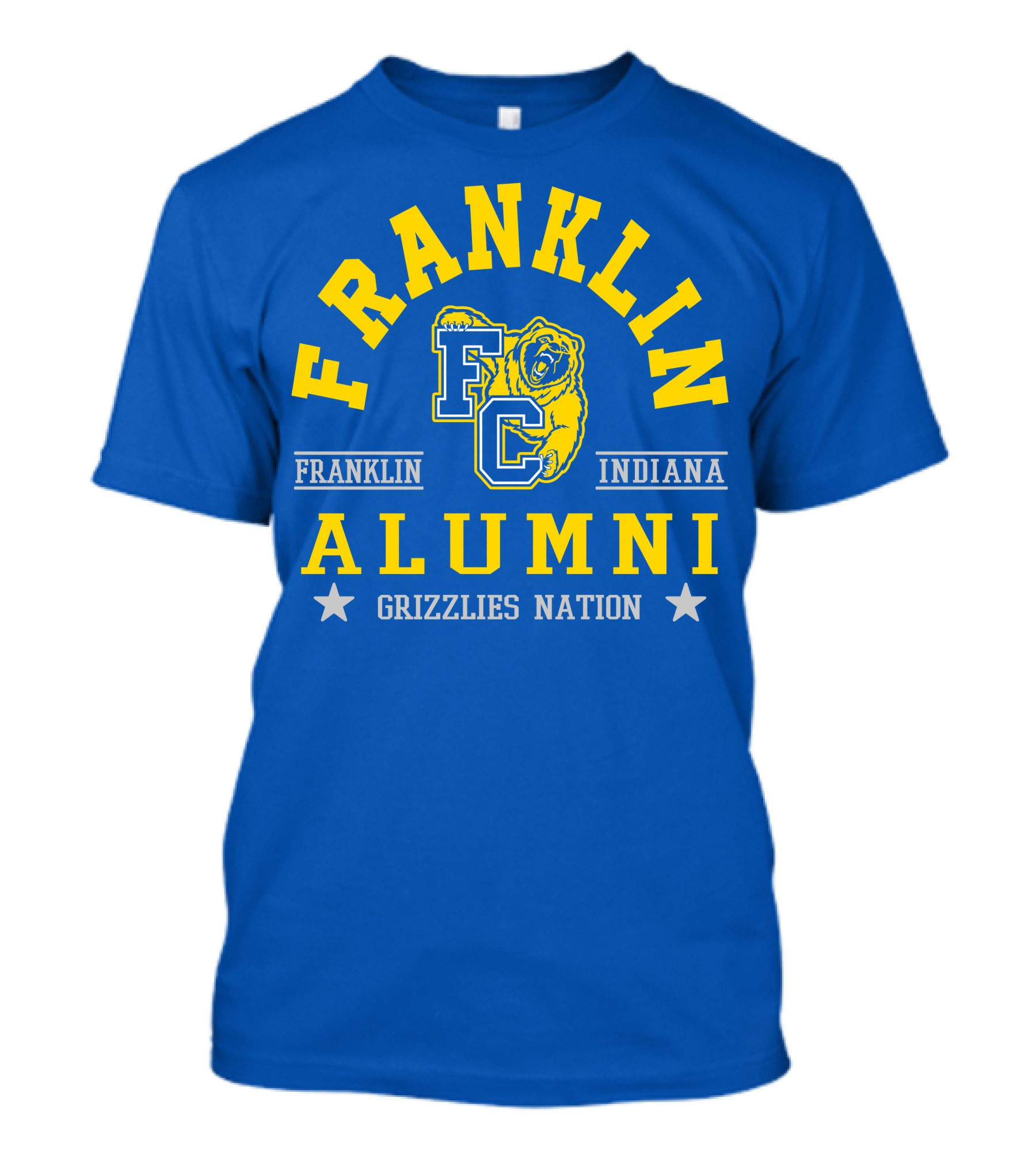 Franklin College Alumni Franklin Indiana Grizzlies Nation Fc T-Shirt