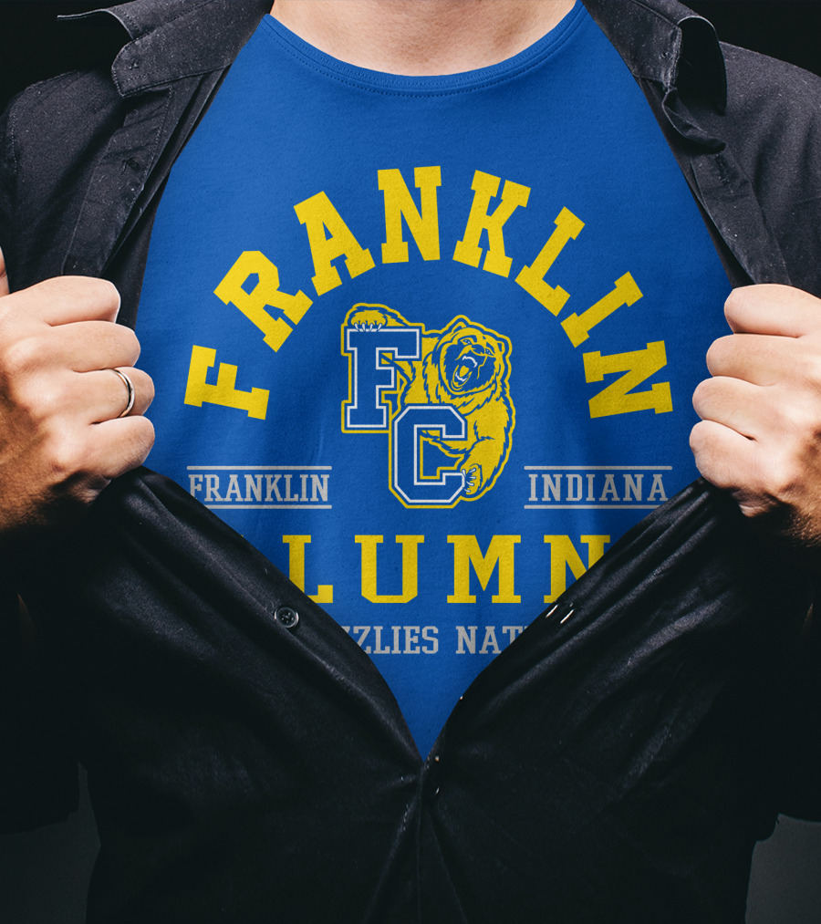 Franklin College Alumni Franklin Indiana Grizzlies Nation Fc T-Shirt
