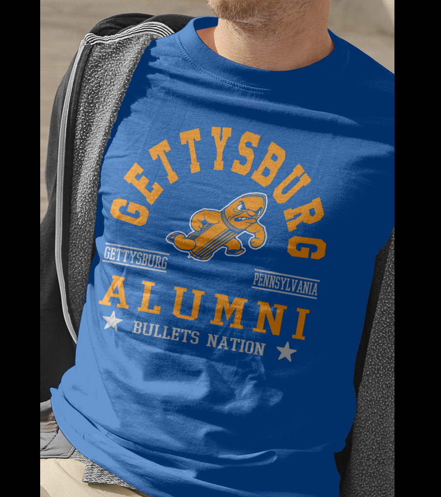 Gettysburg Pennsylvania Alumni Bullets Nation T-Shirt