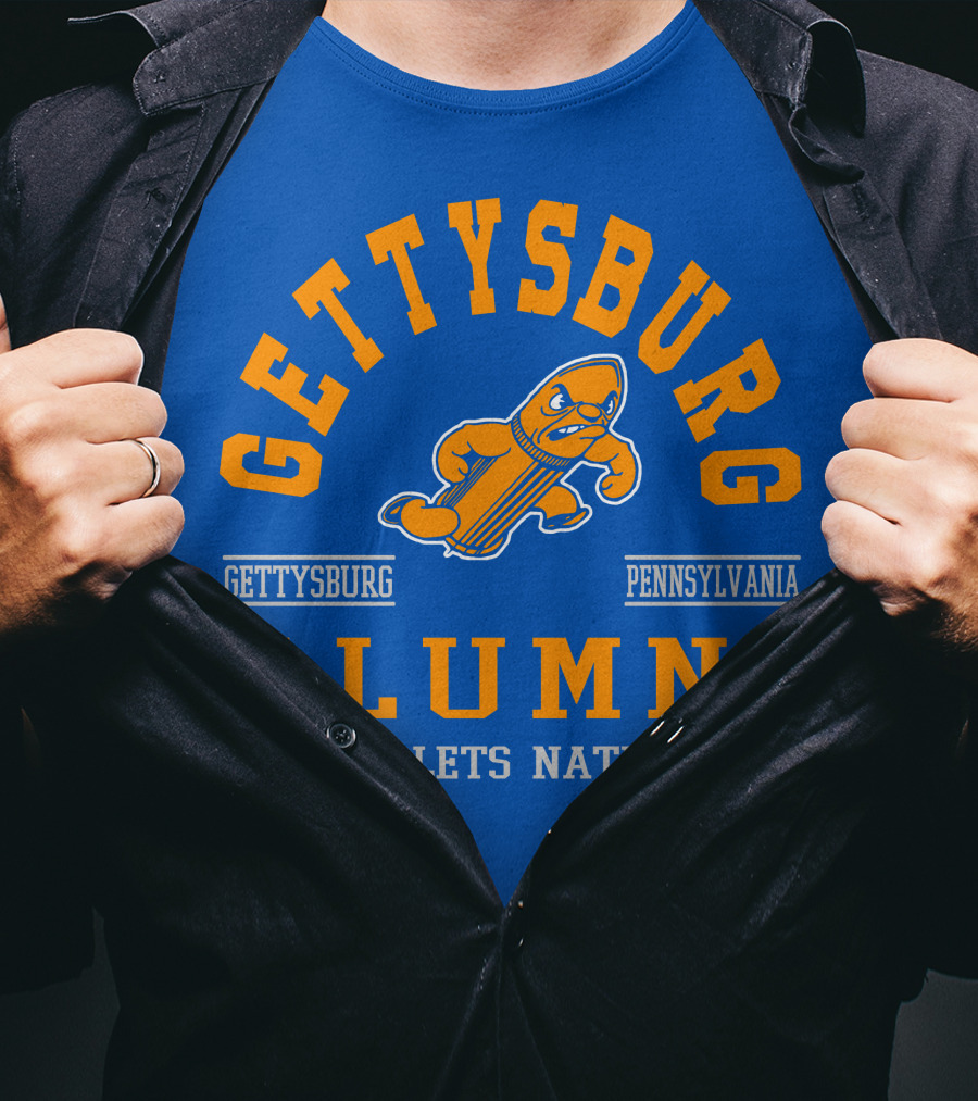 Gettysburg Pennsylvania Alumni Bullets Nation T-Shirt