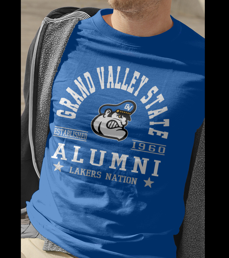 Grand Valley State Alumni Established 1960 Lakers Nation T-Shirt
