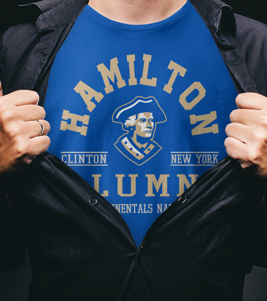 Hamilton Alumni Clinton New York Continentals Nation T-Shirt