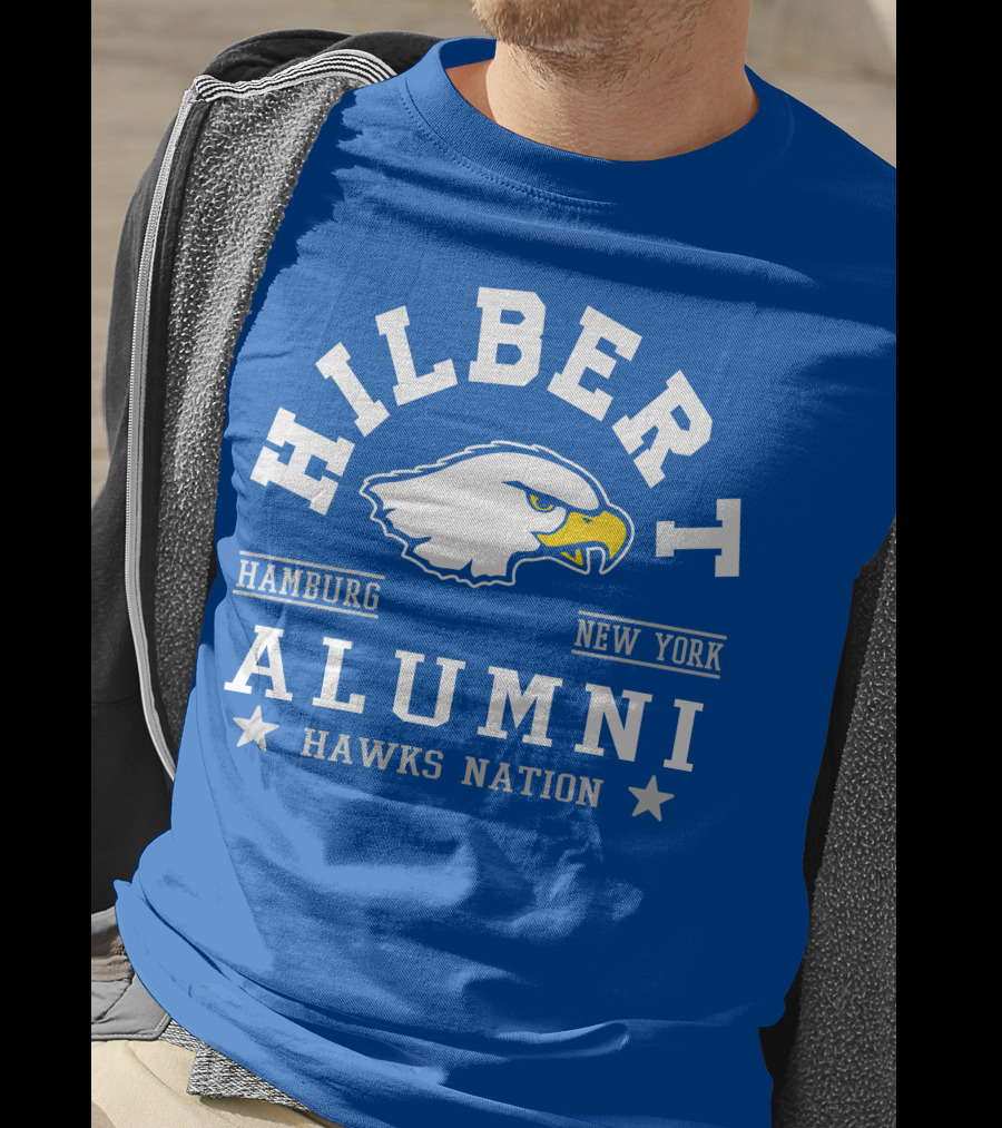 Hilbert Alumni Hamburg New York Hawks Nation T-Shirt