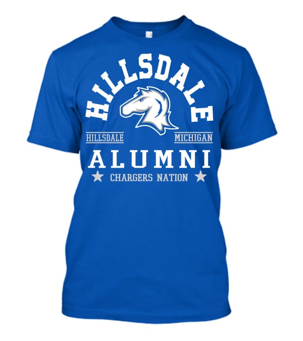 Hillsdale Chargers Nation Alumni Michigan T-Shirt