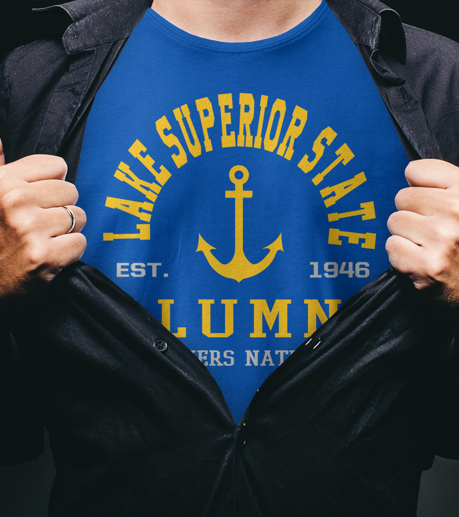 Lake Superior State Alumni Lakers Nation Est. 1946 T-Shirt