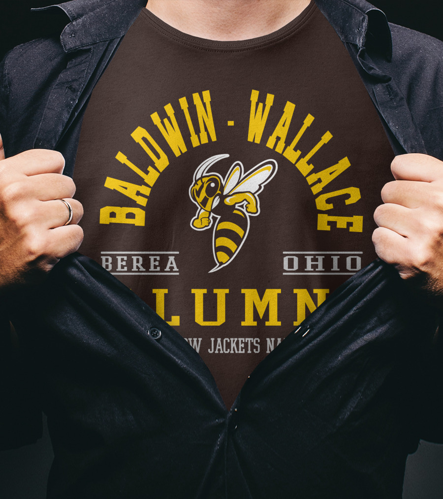 Baldwin Wallace Berea Ohio Alumni Yellow Jackets Nation T-Shirt