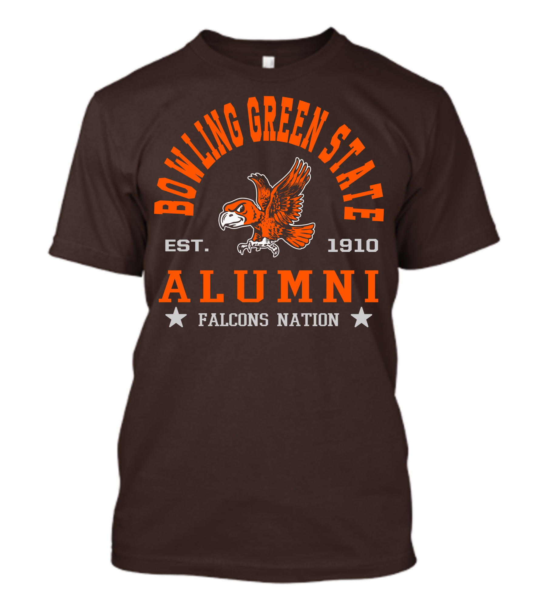 Bowling Green State University Falcons Alumni Est. 1910 Nation T-Shirt