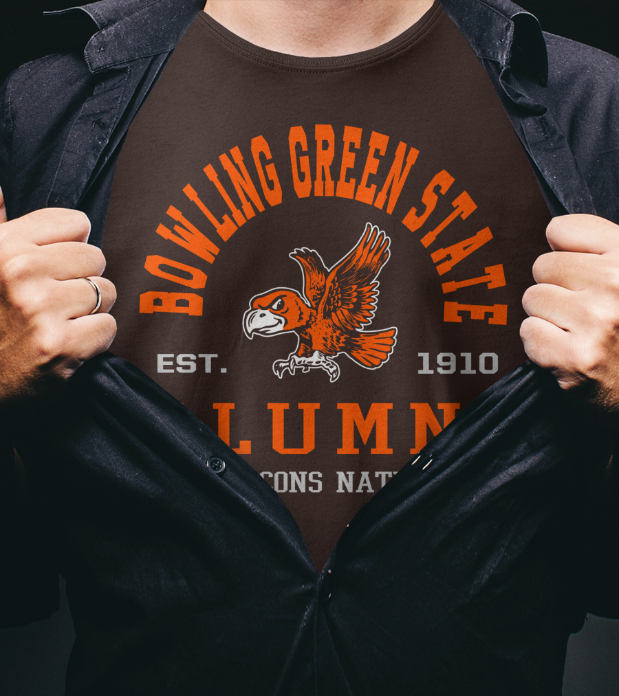 Bowling Green State University Falcons Alumni Est. 1910 Nation T-Shirt