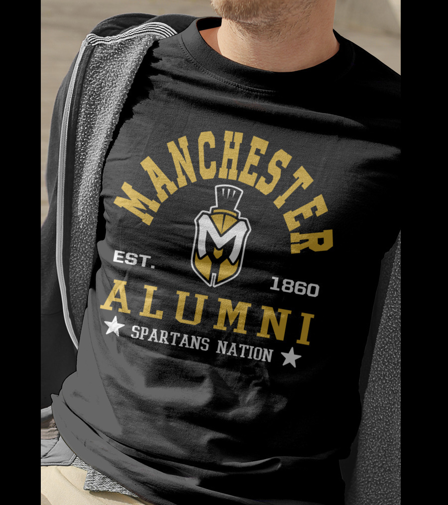 Manchester College Alumni Spartans Nation Est. 1860 T-Shirt