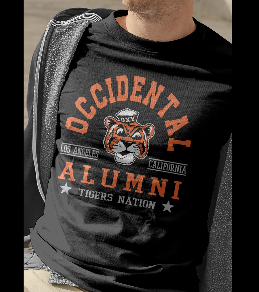 Occidental California Los Angeles Oxy Tigers Alumni Nation T-Shirt