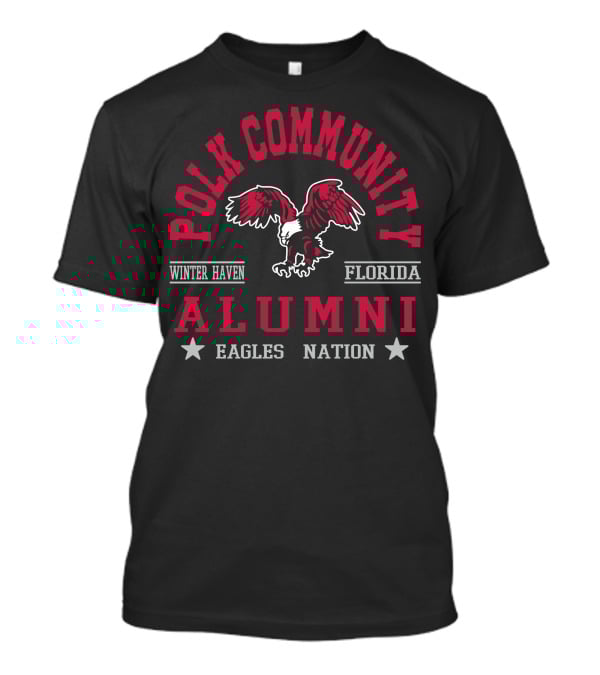 Polk Community Winter Haven Florida Alumni Eagles Nation T-Shirt