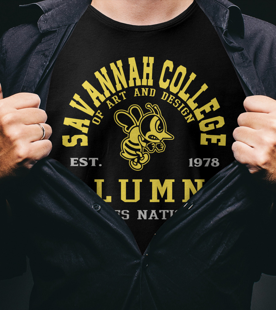 Savannah College Of Art And Design Alumni Est. 1978 Bees Nation T-Shirt