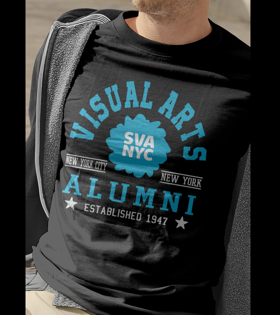 SVA NYC Visual Arts Alumni New York City Established 1947 T-Shirt