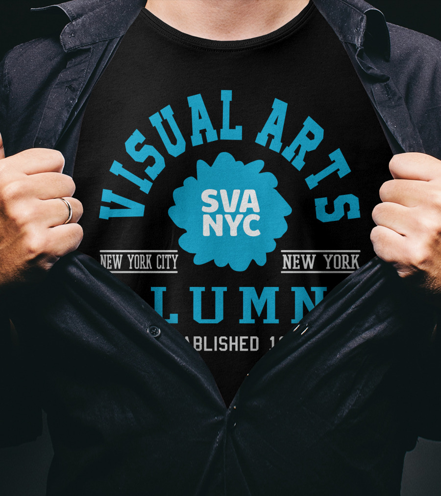 SVA NYC Visual Arts Alumni New York City Established 1947 T-Shirt