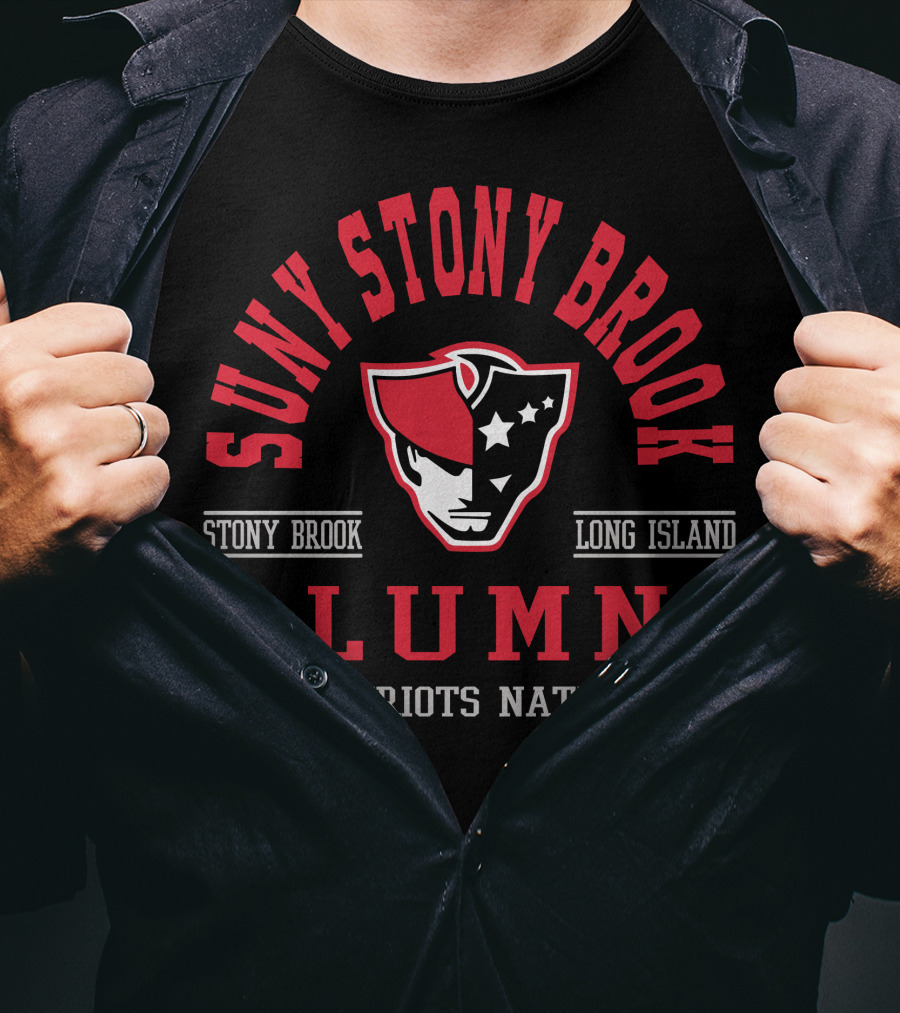 SUNY Stony Brook Alumni Patriots Nation Long Island T-Shirt