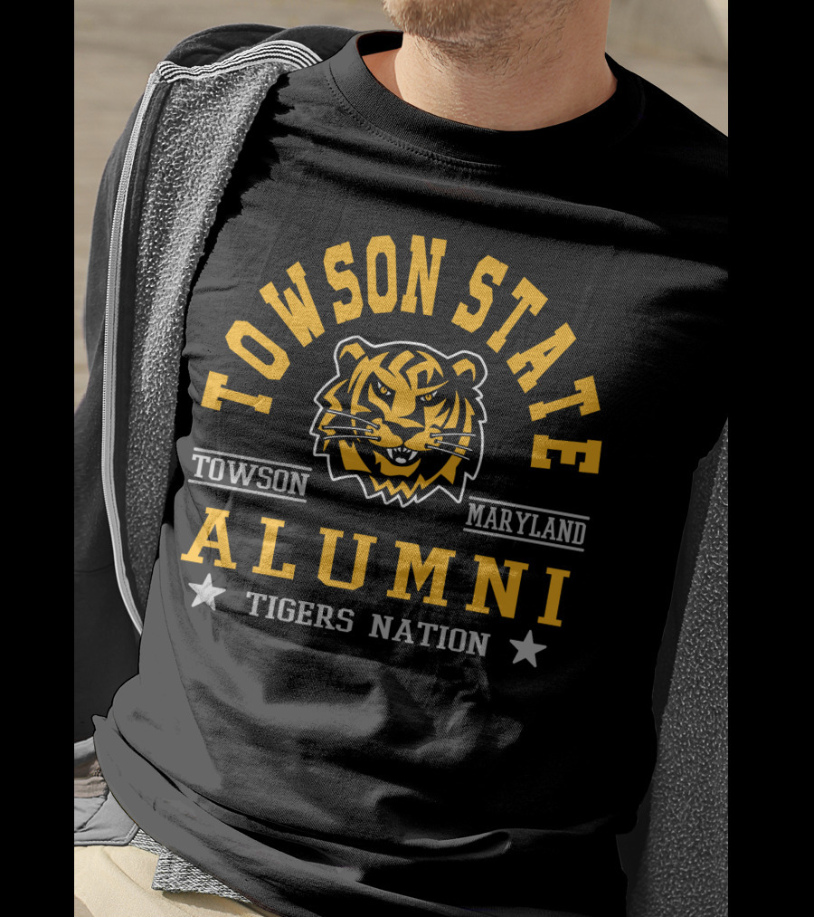 Towson State Maryland Alumni Tigers Nation T-Shirt