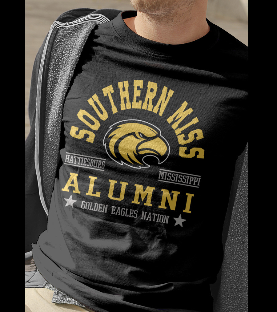 Southern Miss Alumni Golden Eagles Nation Hattiesburg Mississippi T-Shirt