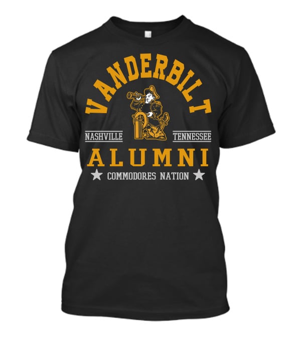 Vanderbilt Alumni Nashville Tennessee Commodores Nation T-Shirt