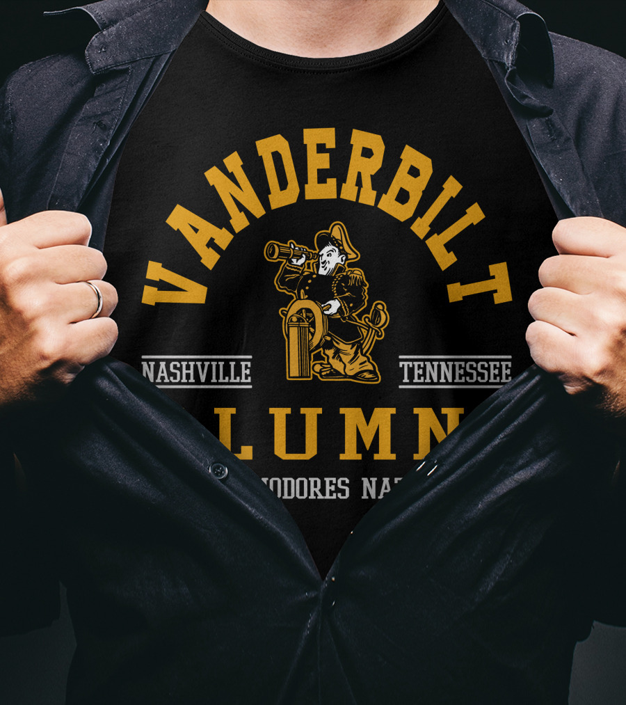 Vanderbilt Alumni Nashville Tennessee Commodores Nation T-Shirt