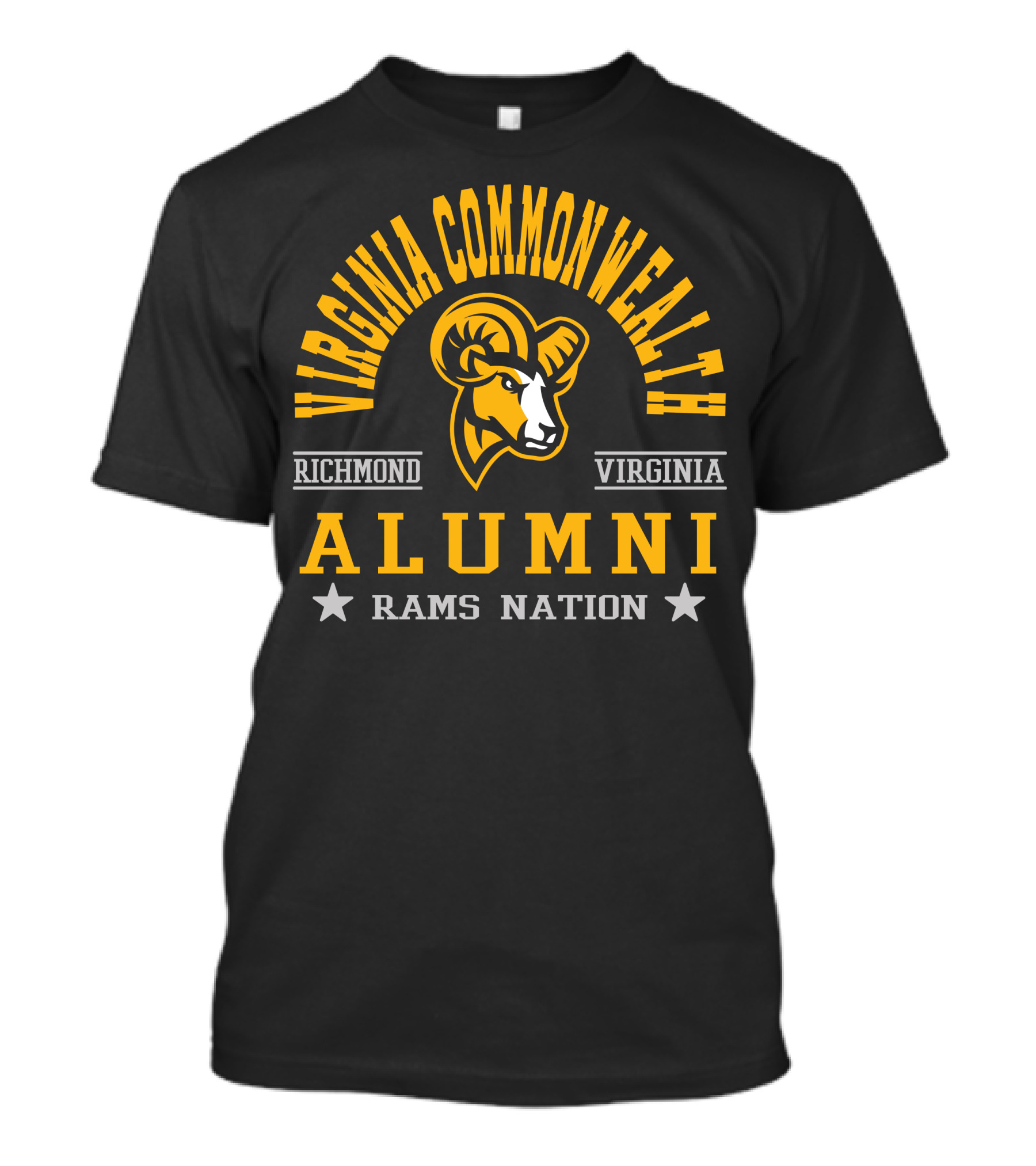 Virginia Commonwealth University Rams Alumni Richmond Virginia Rams Nation T-Shirt