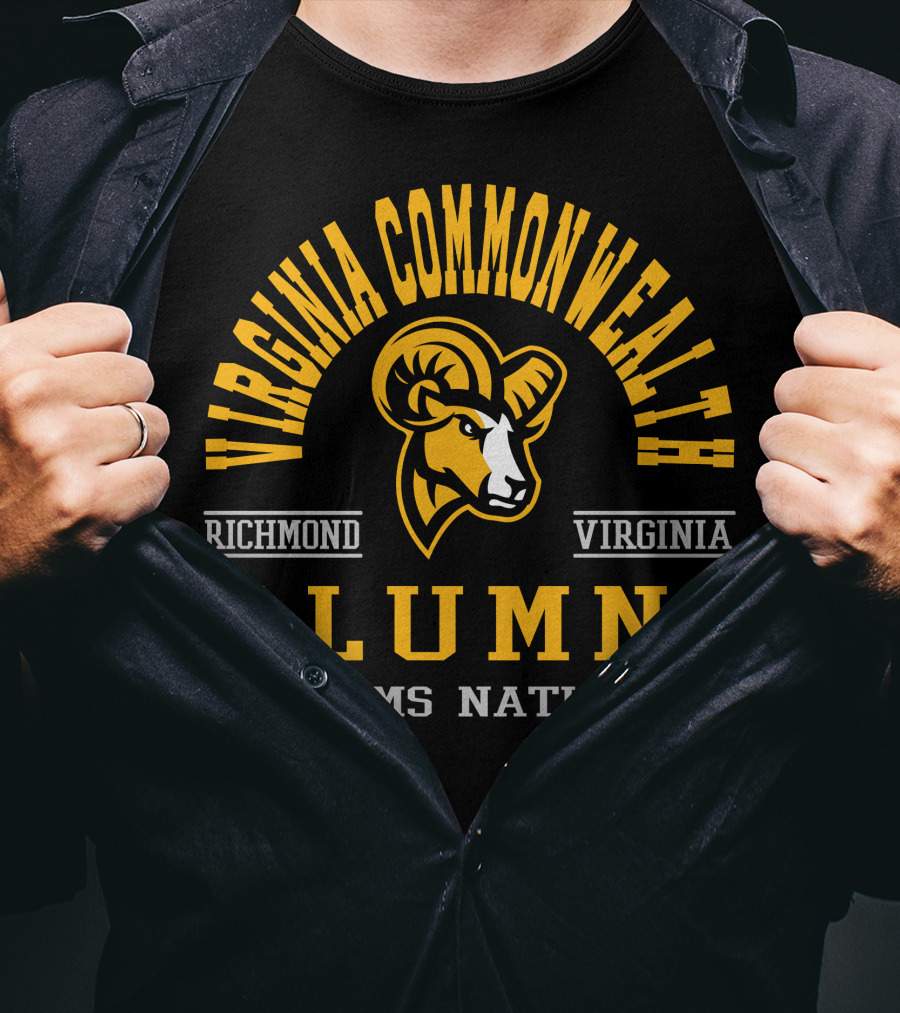 Virginia Commonwealth University Rams Alumni Richmond Virginia Rams Nation T-Shirt