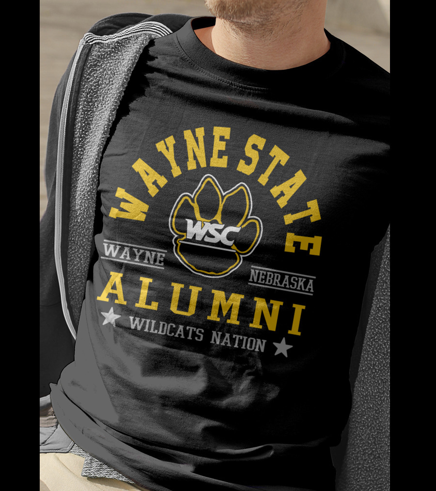 Wayne State Alumni Wildcats Nation Nebraska WSC T-Shirt
