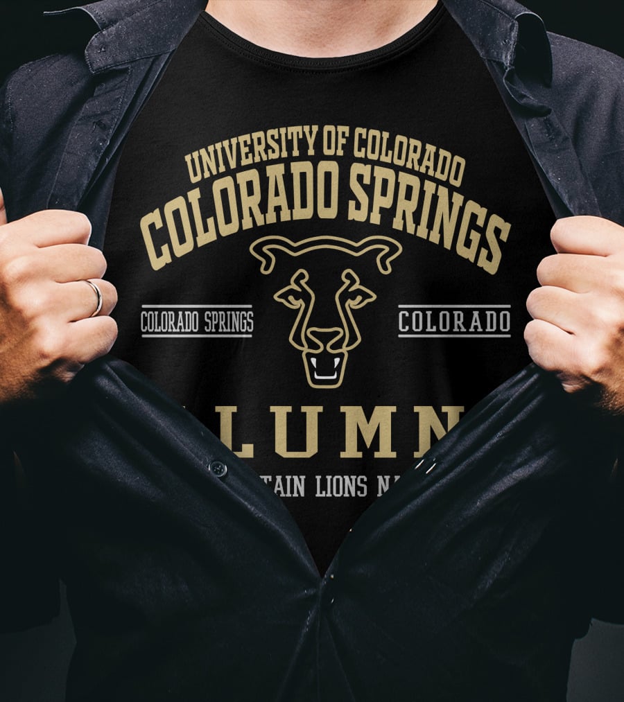 University Of Colorado Colorado Springs Alumni Mountain Lions Nation T-Shirt