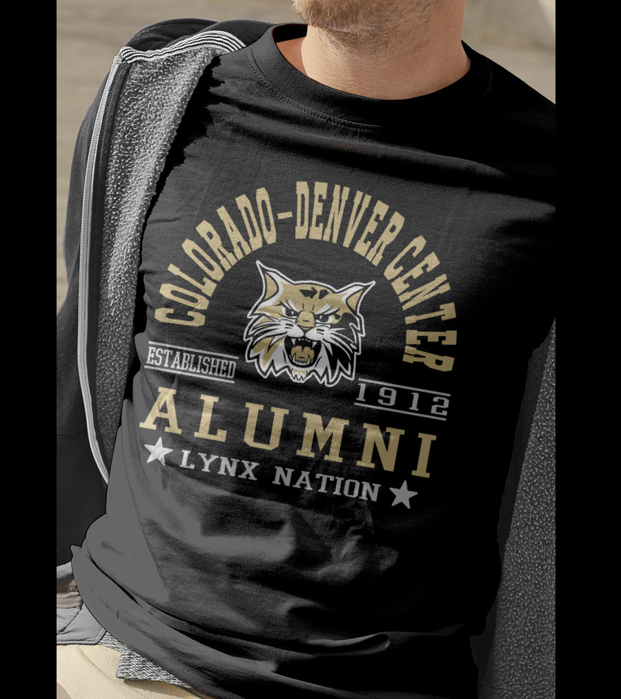 Colorado-Denver Center Alumni Lynx Nation Established 1912 T-Shirt