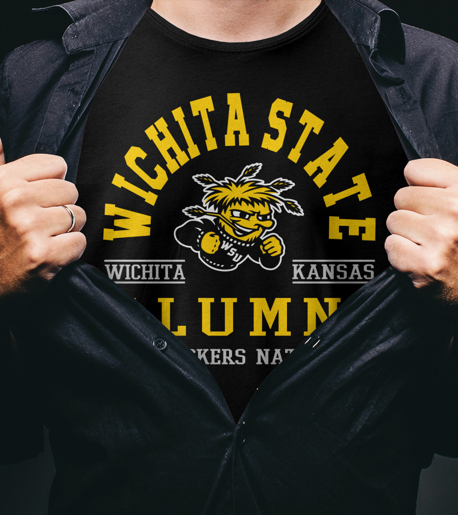 Wichita State Kansas Alumni Shockers Nation WSU T-Shirt